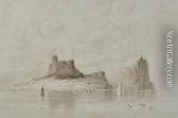 Ardtornesh Castle Oil Painting - John Wilson Carmichael