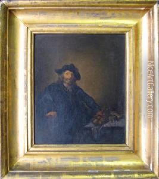 The Miser Oil Painting - Hendrick Gerritsz. Pot