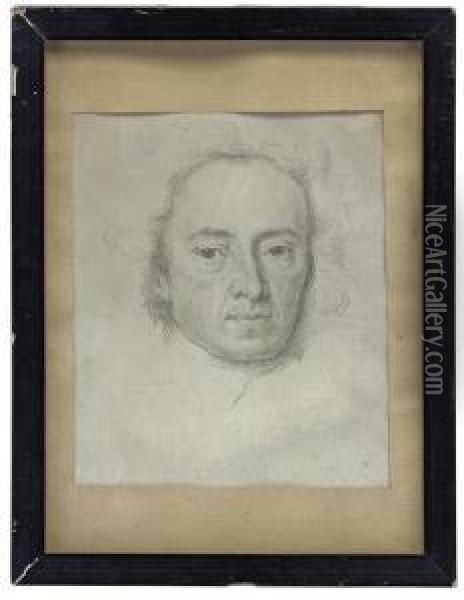Portrait Of Alexander Pope (1668-1744) Oil Painting - Richardson. Jonathan