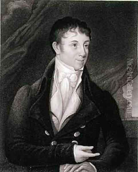 Portrait of Charles Brockden Brown 1771-1810 Oil Painting - William Dunlap