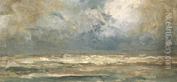 After The Storm Oil Painting - Louis Artan De Saint-Martin