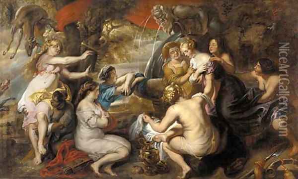 Diana and Callisto Oil Painting - Sir Peter Paul Rubens