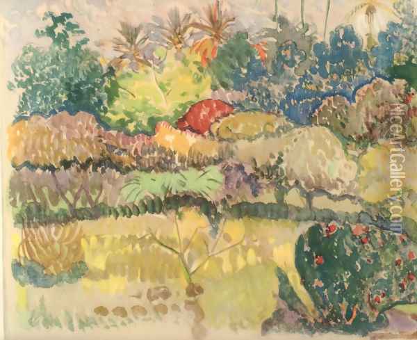 Watercolor 23 Oil Painting - Paul Gauguin