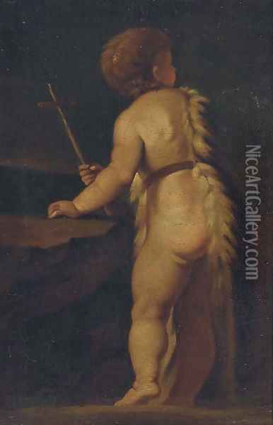 The Infant Saint John the Baptist Oil Painting - Giovanni Battista Caracciolo