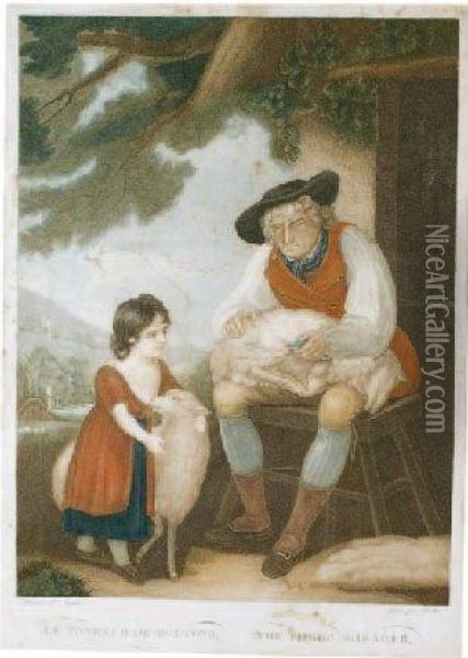 Le Tondeur De Moutons Oil Painting - Henry Singleton