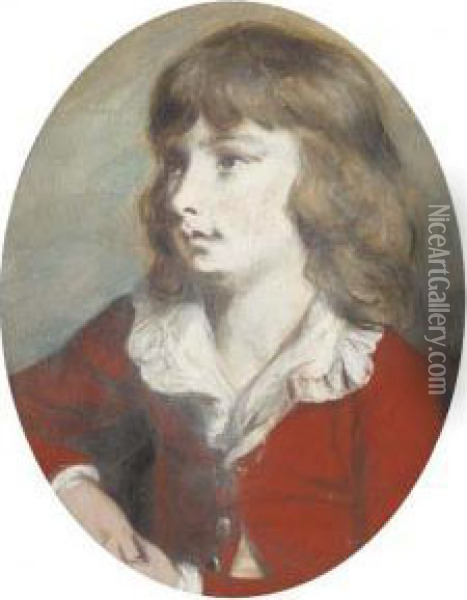 A Portrait Of John Corbet, Half Length Oil Painting - Daniel Gardner