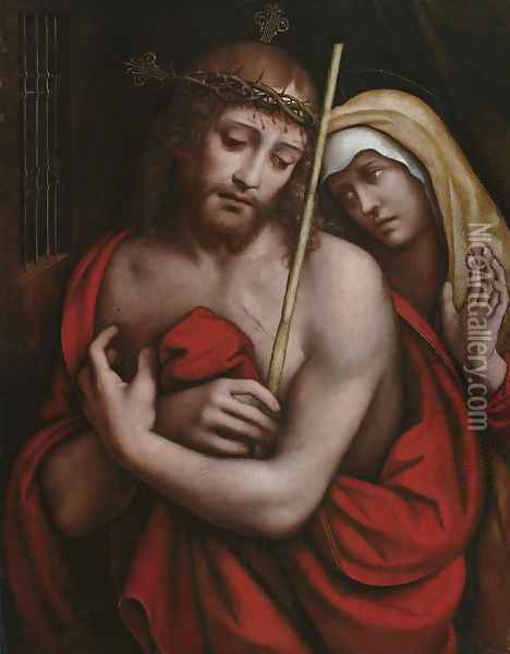Christ crowned with thorns Oil Painting - Giampietrino