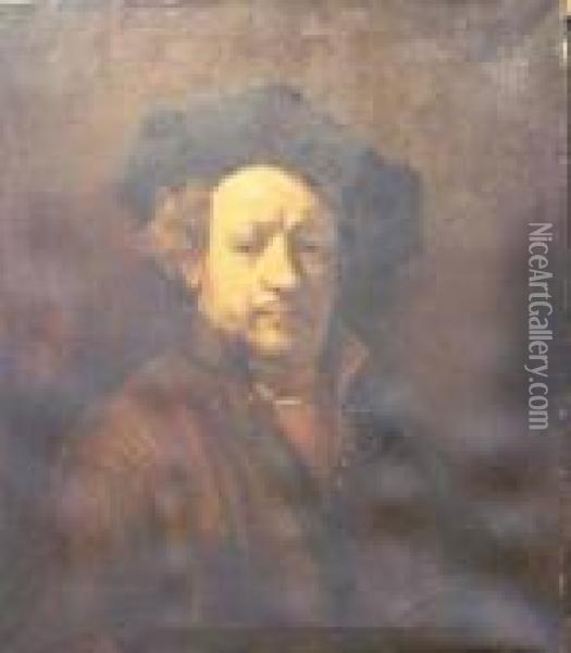Portrait Of The Artist Oil Painting - Rembrandt Van Rijn
