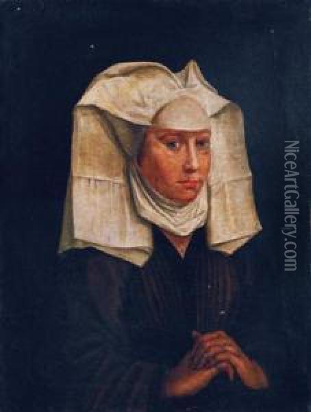 Ritratto Di Una Dama Oil Painting - Rogier van der Weyden