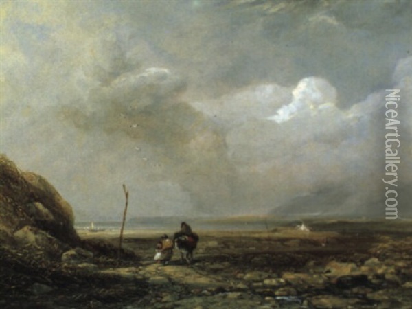 Englische Kustenlandschaft Oil Painting - John Constable