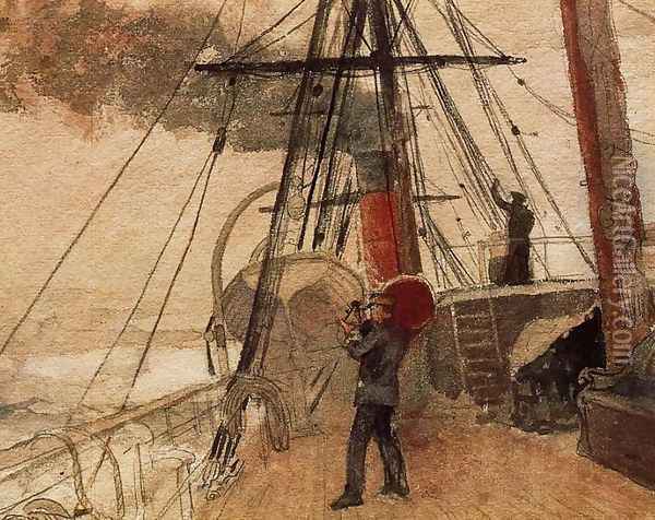 Observations on Shipboard Oil Painting - Winslow Homer