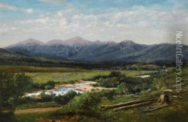 View Of The Presidential Range And Valley Oil Painting - Frank Henry Shapleigh