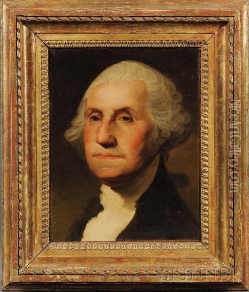Portrait Of George Washington Oil Painting - Chester Harding