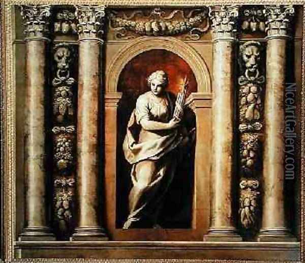 Concord Oil Painting - Palma Vecchio (Jacopo Negretti)