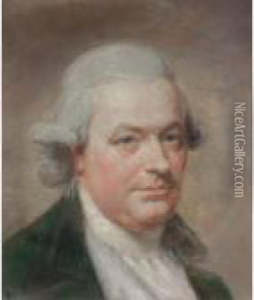 Portrait Of John Johnson Oil Painting - John Russell