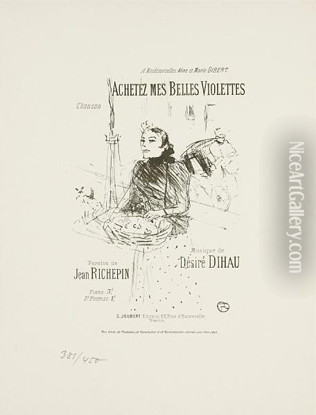 Melodies De Desire Dihau Oil Painting - Henri De Toulouse-Lautrec