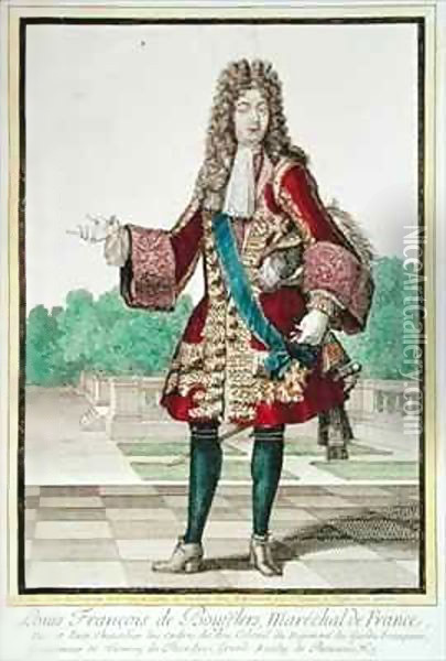 Marshal Louis Francois de Boufflers (1644-1711) Oil Painting - Robert Bonnart