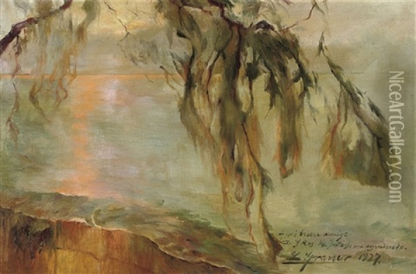 Puesta Del Sol Oil Painting - Luis Graner y Arrufi