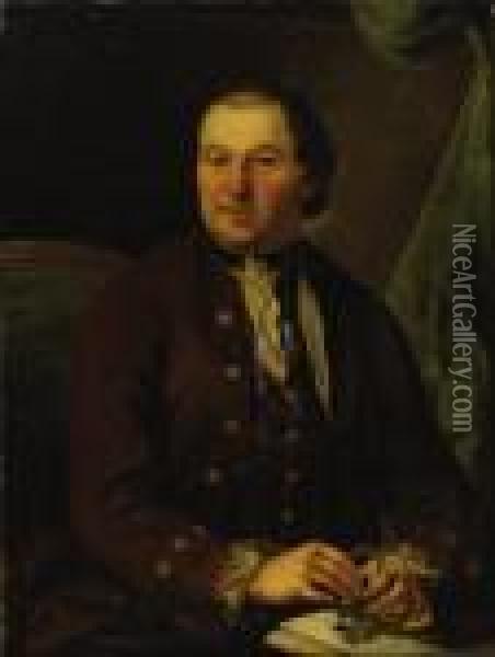 Portrait Of A Gentleman Oil Painting - Johann Zoffany