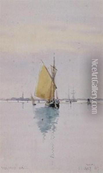 Venice Oil Painting - Wilfred Williams Ball