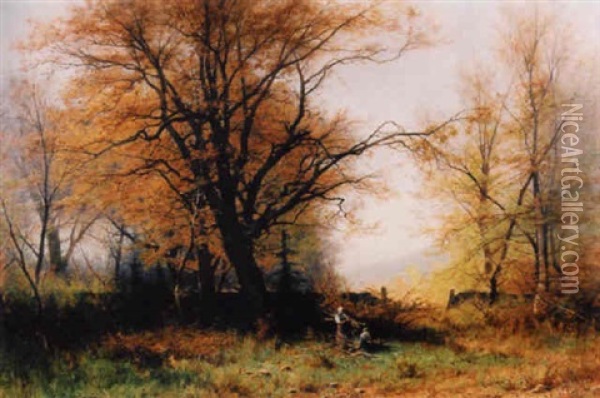 Paysage D'automne Oil Painting - Gustave Eugene Castan