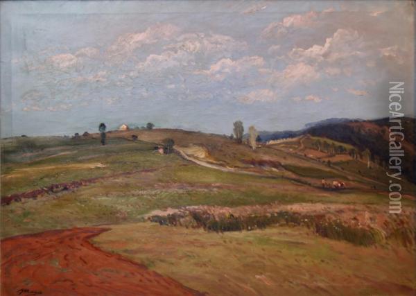 Ceska Krajina Oil Painting - Josef Krejsa
