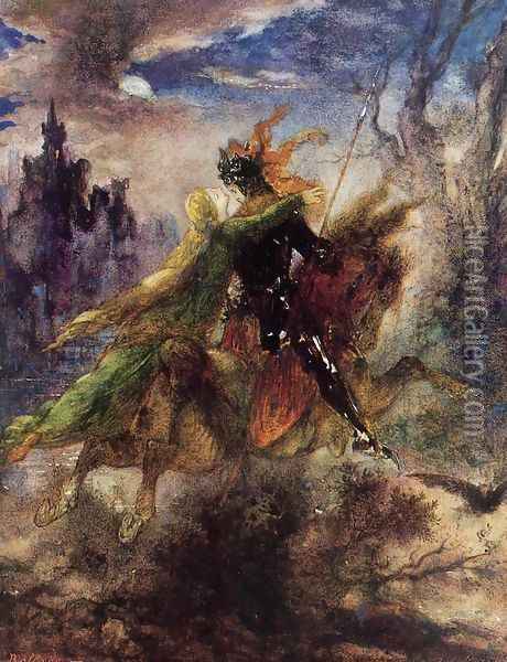 The Ballad Oil Painting - Gustave Moreau