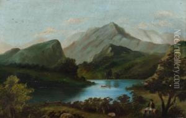 Landscape Oil Painting - Benjamin Champney
