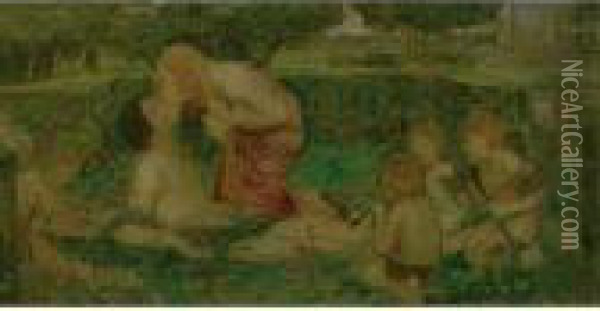 The Awakening Of Adonis Oil Painting - John William Waterhouse