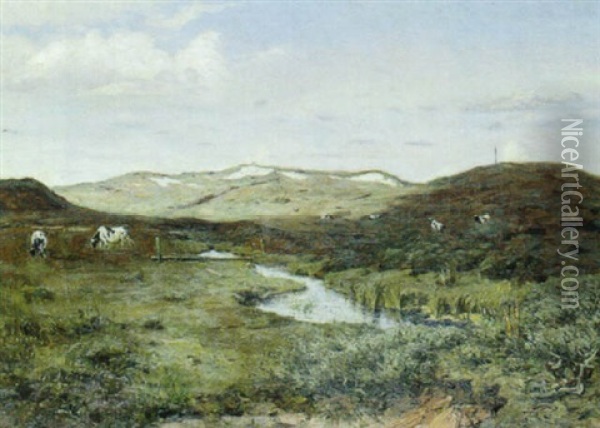 Landskab Fra Vendsyssel Oil Painting - Valdemar Henrik Nicolaj Irminger