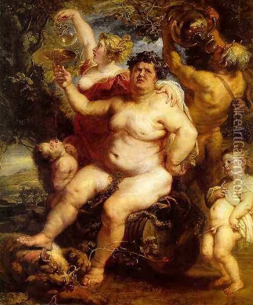 Bacchus 1638-40 Oil Painting - Peter Paul Rubens