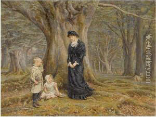 The Lady Of The Manor Oil Painting - Helen Mary Elizabeth Allingham