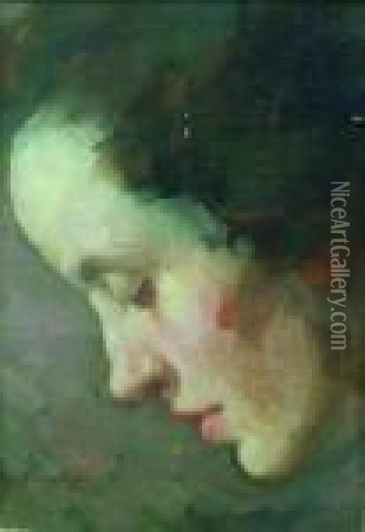 Portret Oil Painting - Nicolae Tonitza