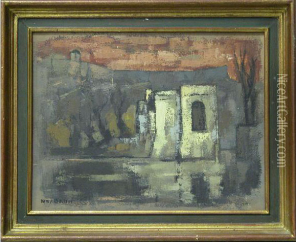 Besancon, La Citadelle Oil Painting - Jean Henri Baumann