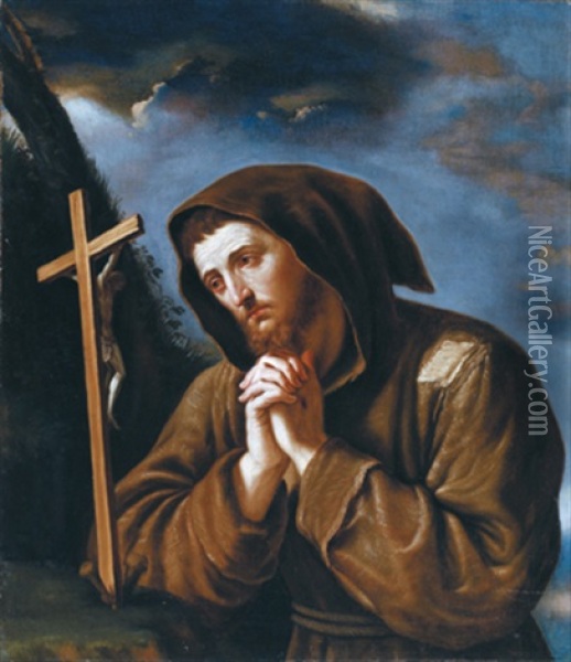 Der Heilige Franziskus (san Francesco) Oil Painting -  Guercino