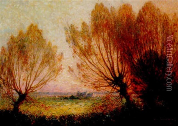 La Grande Briere Oil Painting - Ferdinand du Puigaudeau