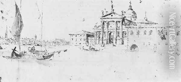 San Giorgio Maggiore 1775-80 Oil Painting - Francesco Guardi