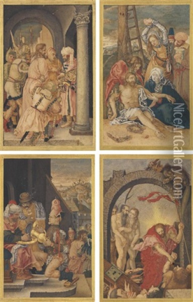 Scenes De La Passion Du Christ (12 Works) Oil Painting - Albrecht Duerer