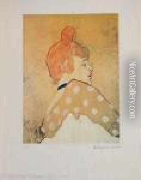 Le Cafe Concert - La Goulue Oil Painting - Henri De Toulouse-Lautrec