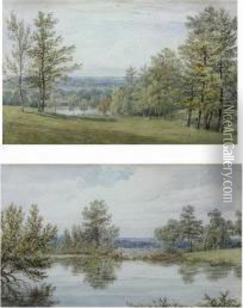 Landscapes Near Harrow Oil Painting - Mary Smirke