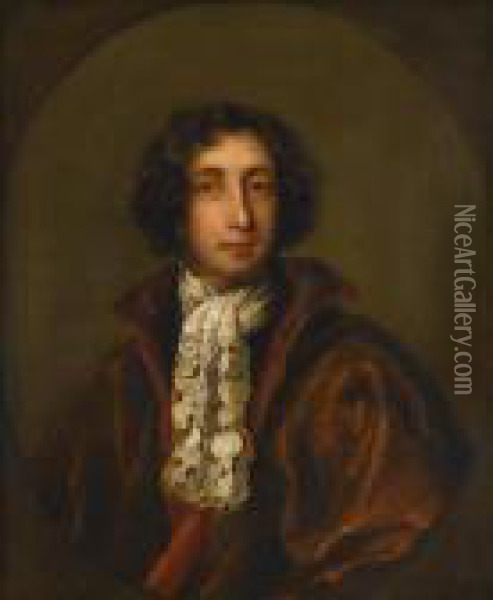 Portrait Of A Nobleman Oil Painting - Nathaniel Hone
