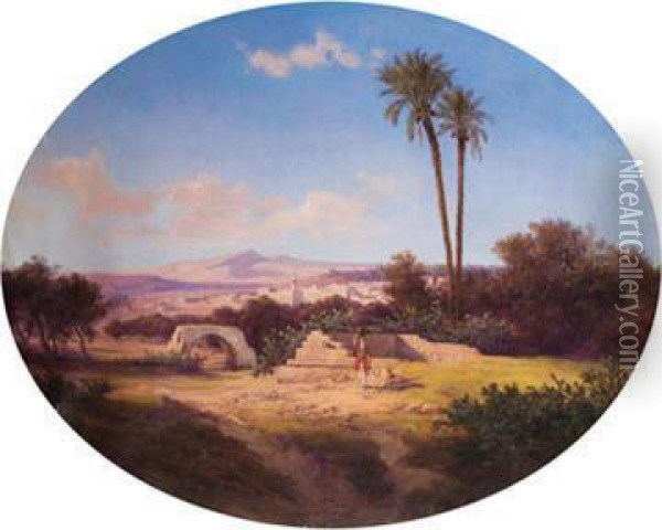 Jericho Oil Painting - Friedrich Otto Georgi