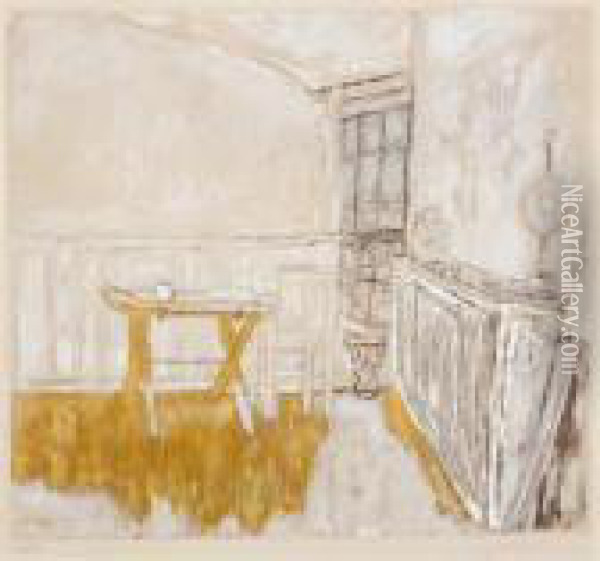 Interior Scene Oil Painting - Pierre Bonnard