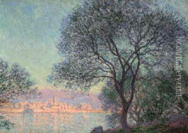 Antibes Vue De La Salis Oil Painting - Claude Monet