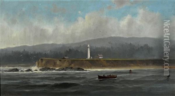 Point Arena Oil Painting - Gideon Jacques Denny