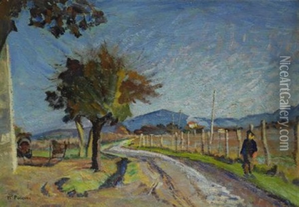 Strada Di Campagna Oil Painting - Mario Puccini