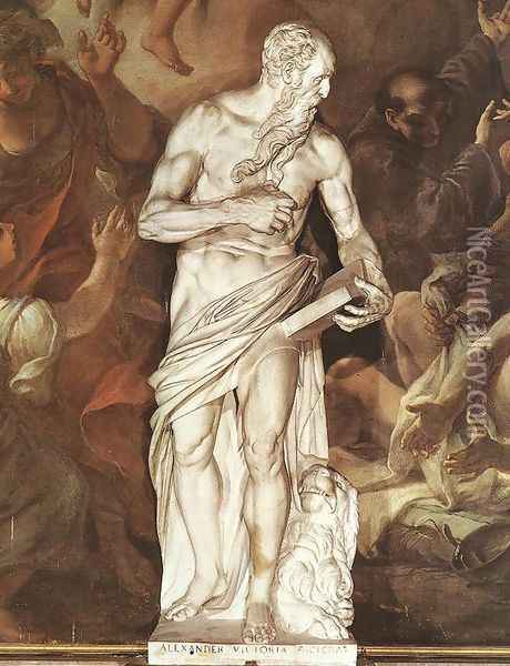St Jerome Oil Painting - Alessandro Vittoria