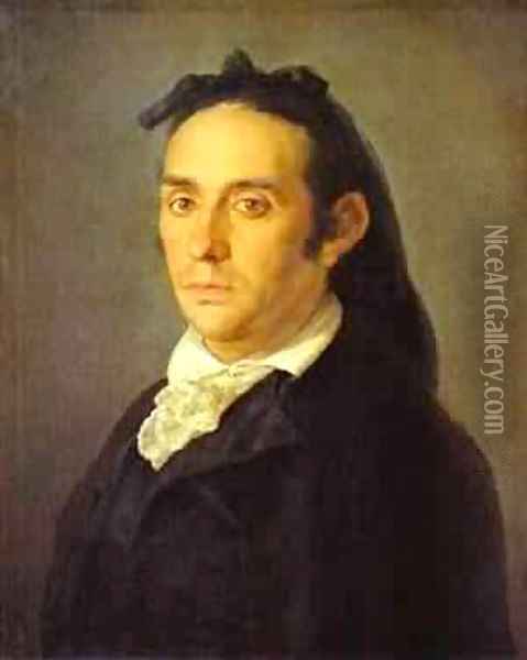 Portrait Of The Artist Julio Asensio Oil Painting - Francisco De Goya y Lucientes