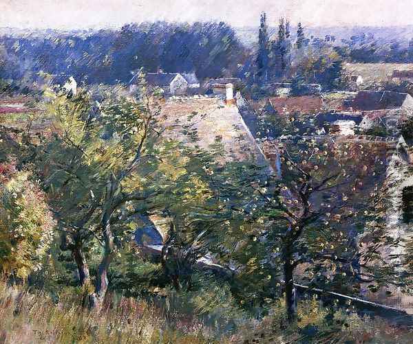 Saint Martin's Summer, Giverny Oil Painting - Theodore Robinson
