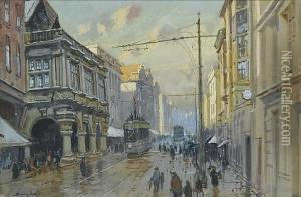 The Guildhall, Exeter Oil Painting - Sydney Carter